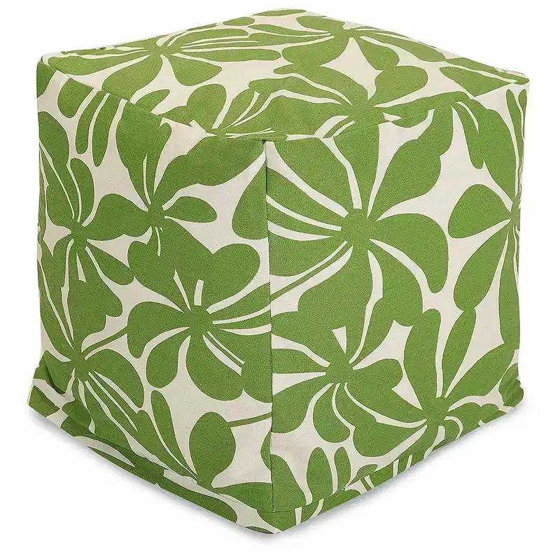 Majestic Home Goods,Cube Pouf Plantation