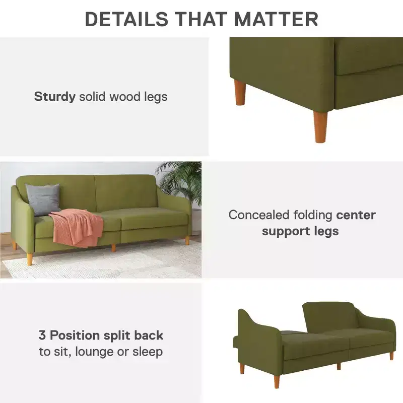DHP Jasper Coil Futon