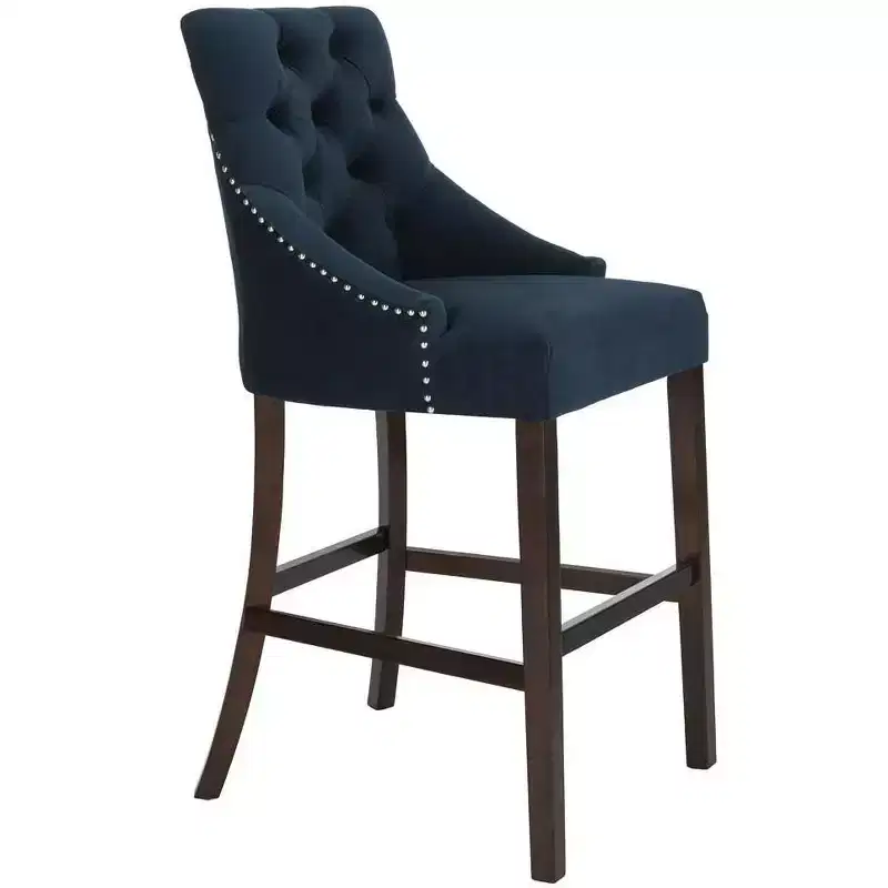 Eleni Tufted Wing Back Bar Stool (Set Of 2) - BST6304 - Safavieh