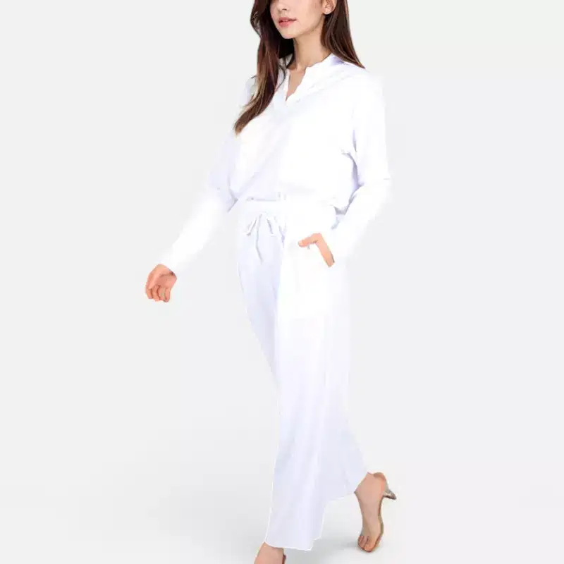 Anna-Kaci Women's Relaxed Fit Pullover and Wide Leg Lounge Pants Set
