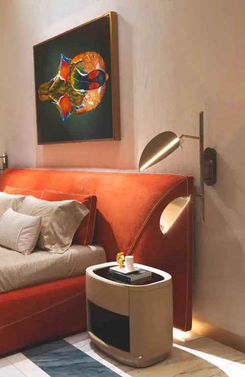 High Quality Bedside Table Skiba Style W011B11B Visionnaire Simple Design Nightstand