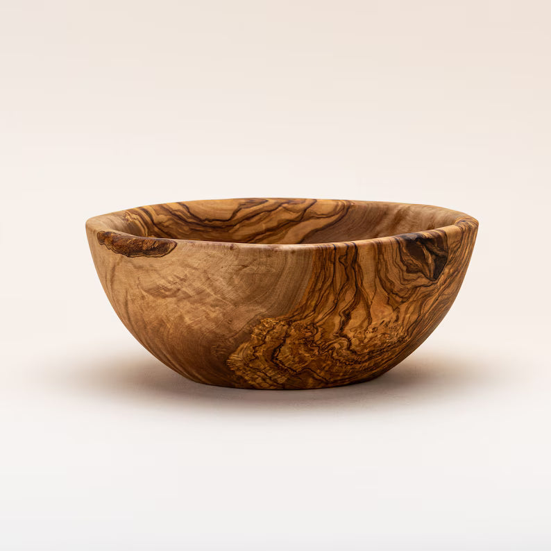 Olive Wood Salt Bowl 10 cm