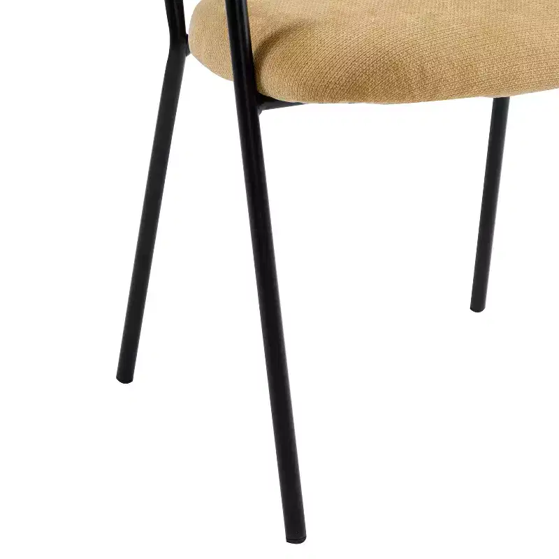 Christopher Knight Home Nest Modern Upholstered Dining Chairs with Metal Frame (Set of 4)