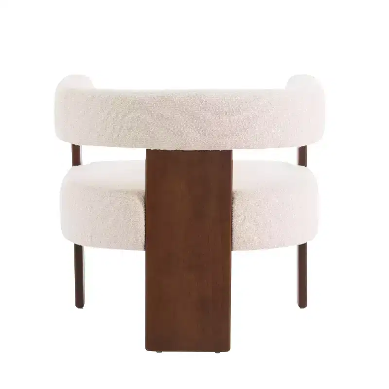 Christopher Knight Home Noah Modern Rubberwood Upholstered Accent Arm Chair