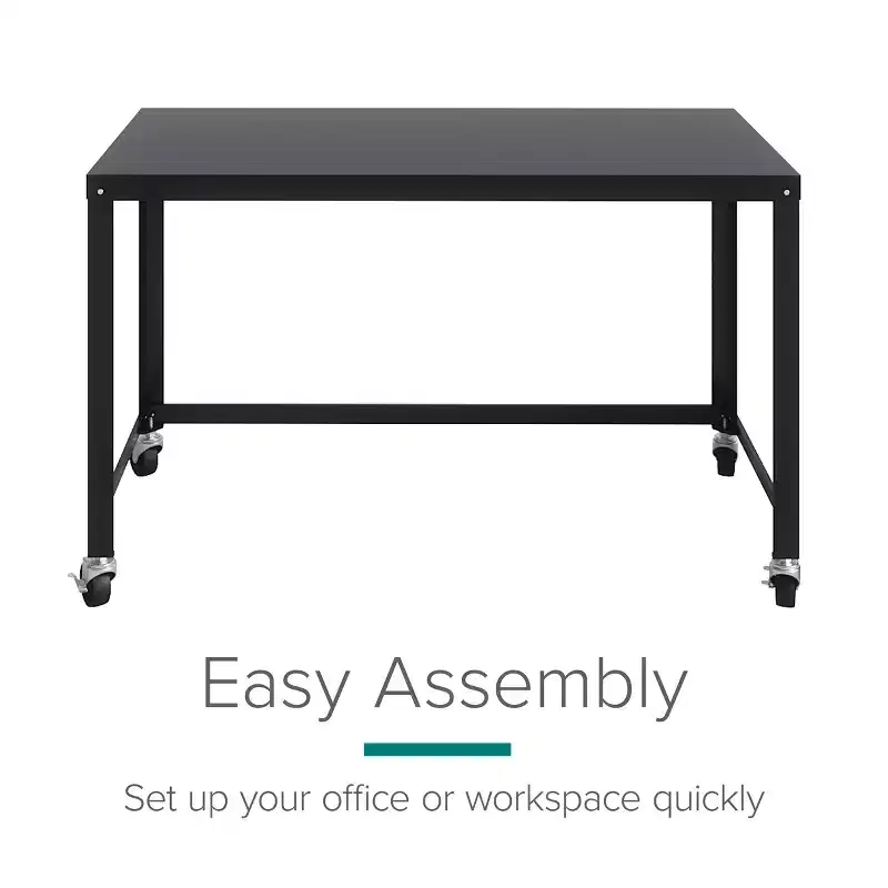 Space Solutions Mobile Desk Steel