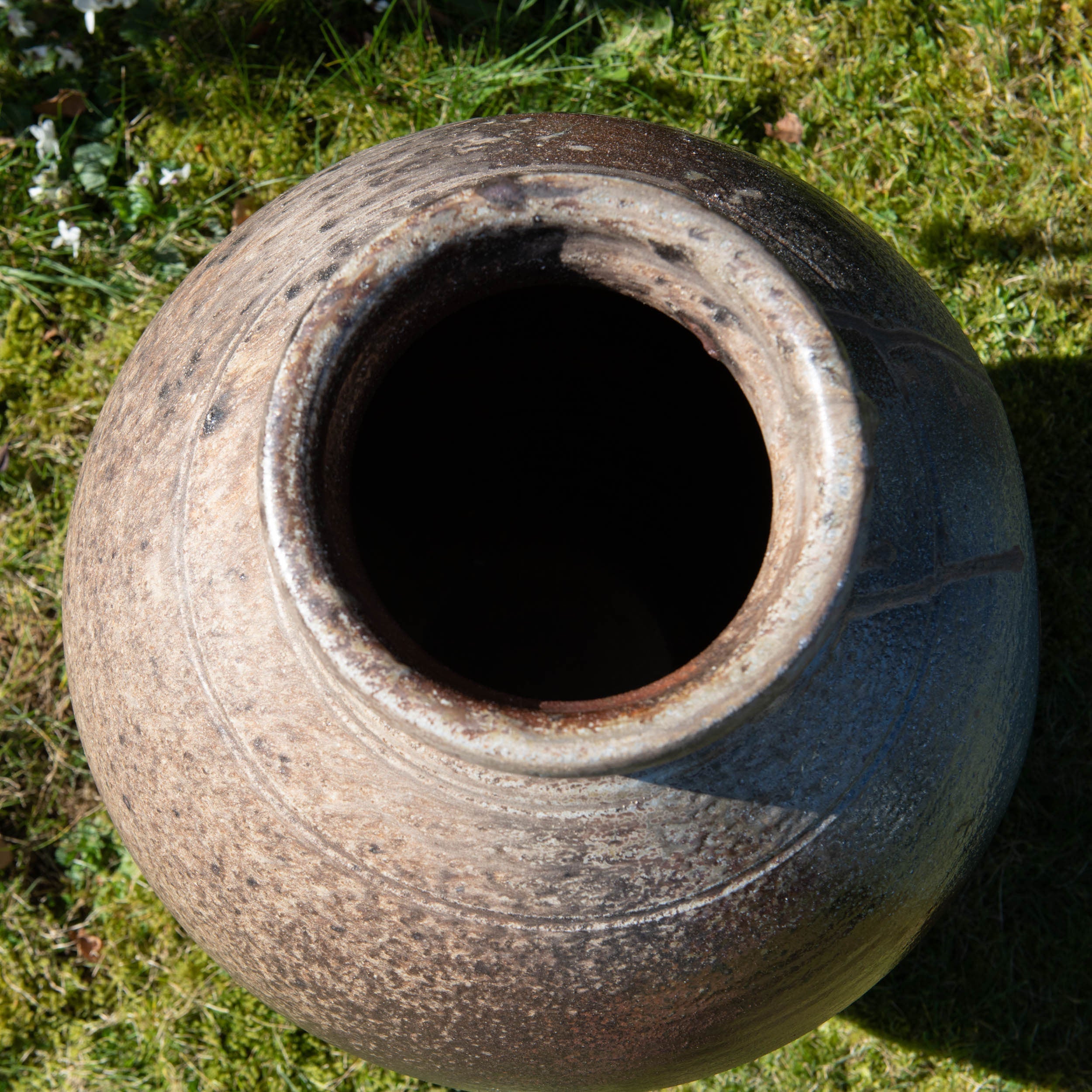 Unglazed Ash Side Fired Large Jar