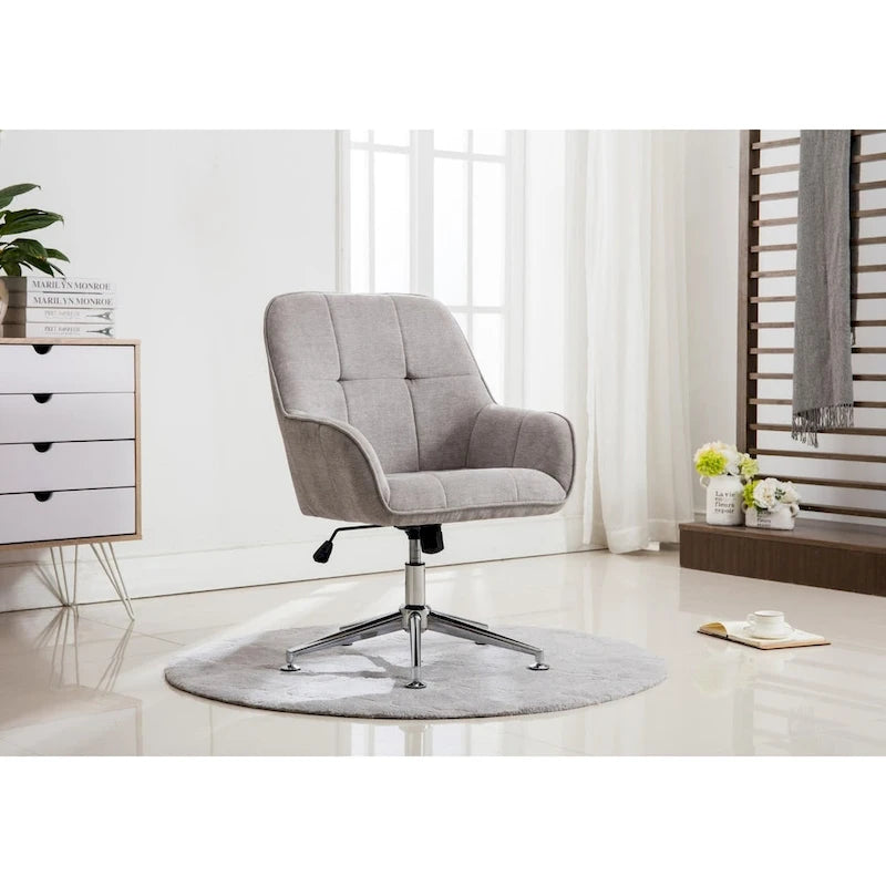 Home Office Chair with Arms, Height Adjustable