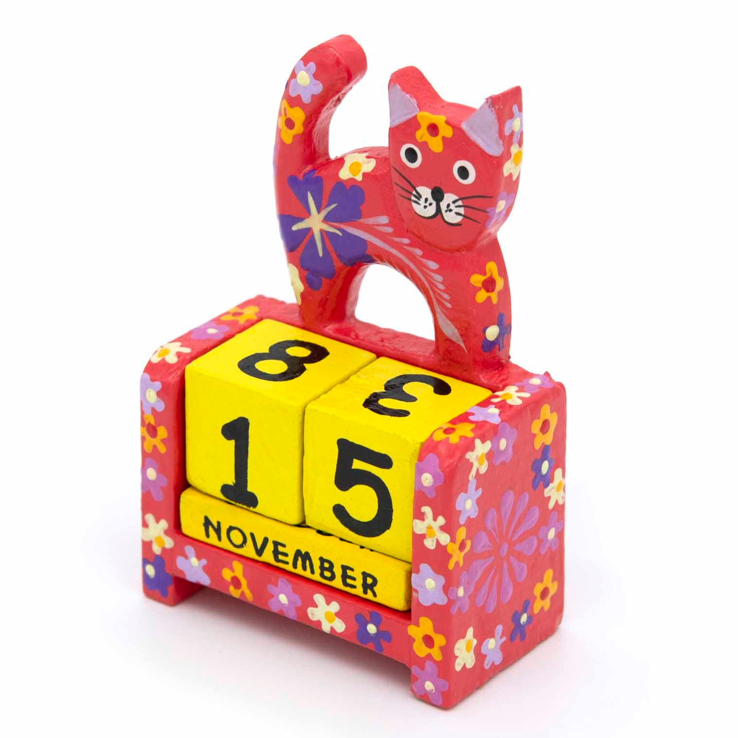 Painted Cat Perpetual Calendar