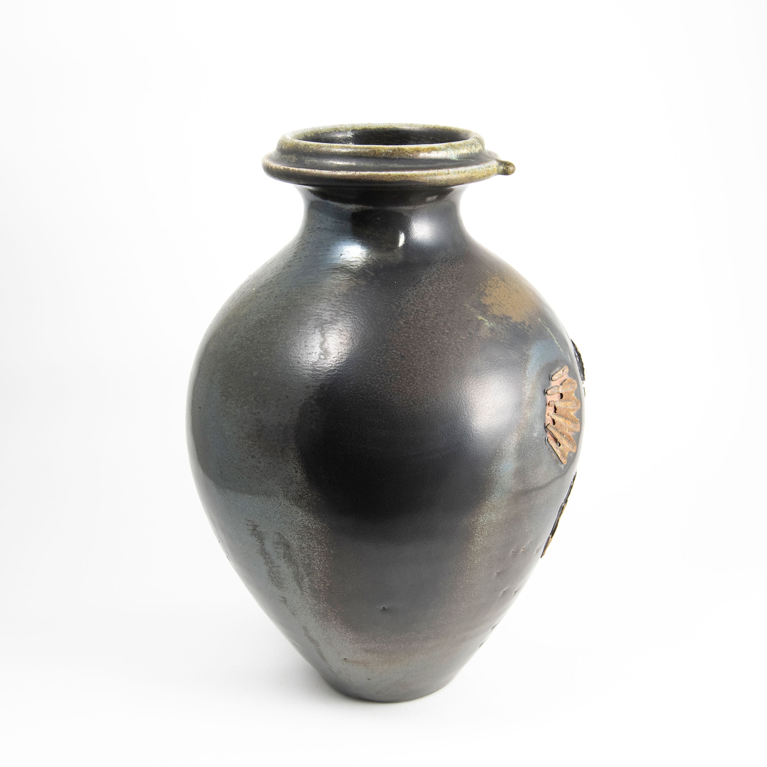 Kaki Round Vase
