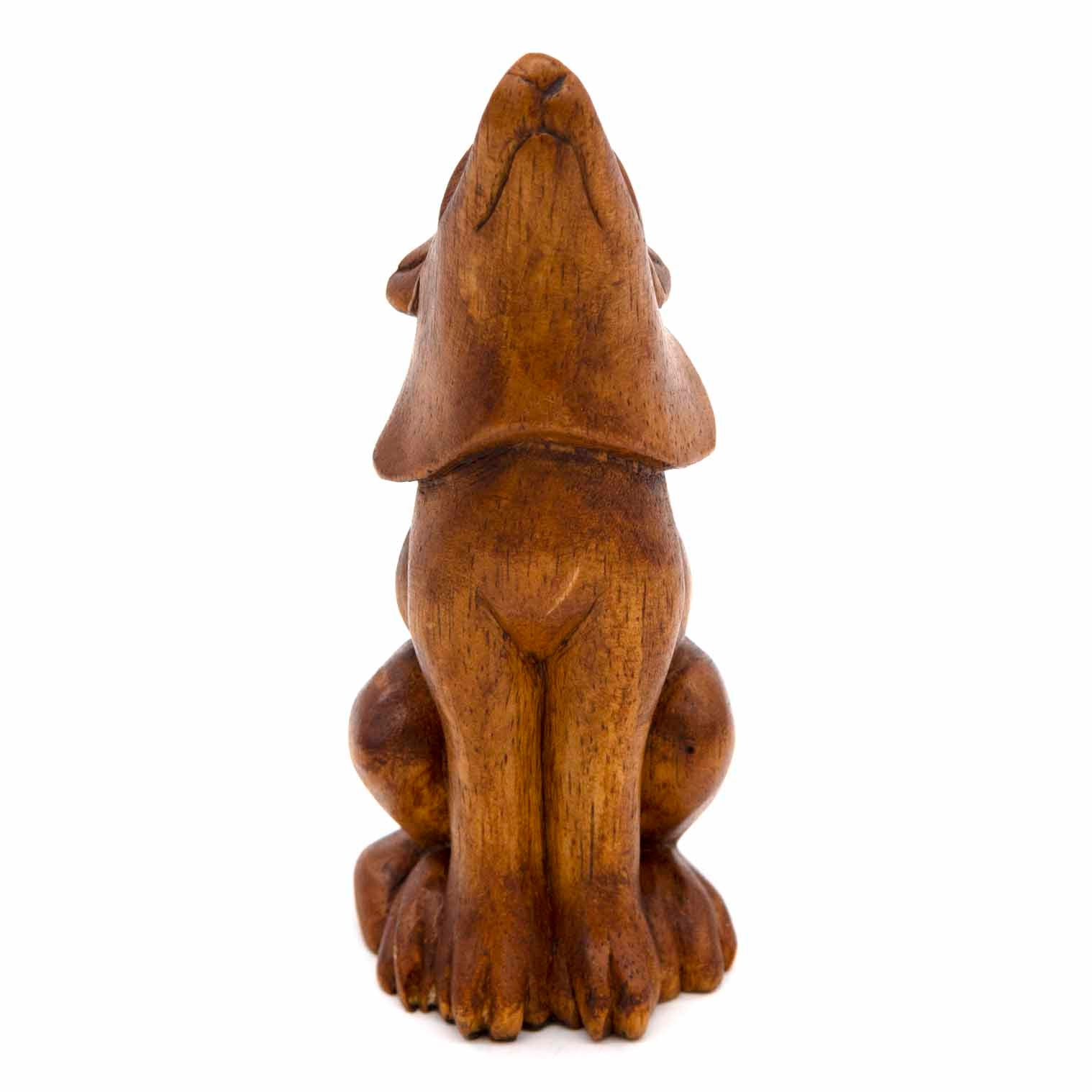 Howling Wolf Carving, Medium