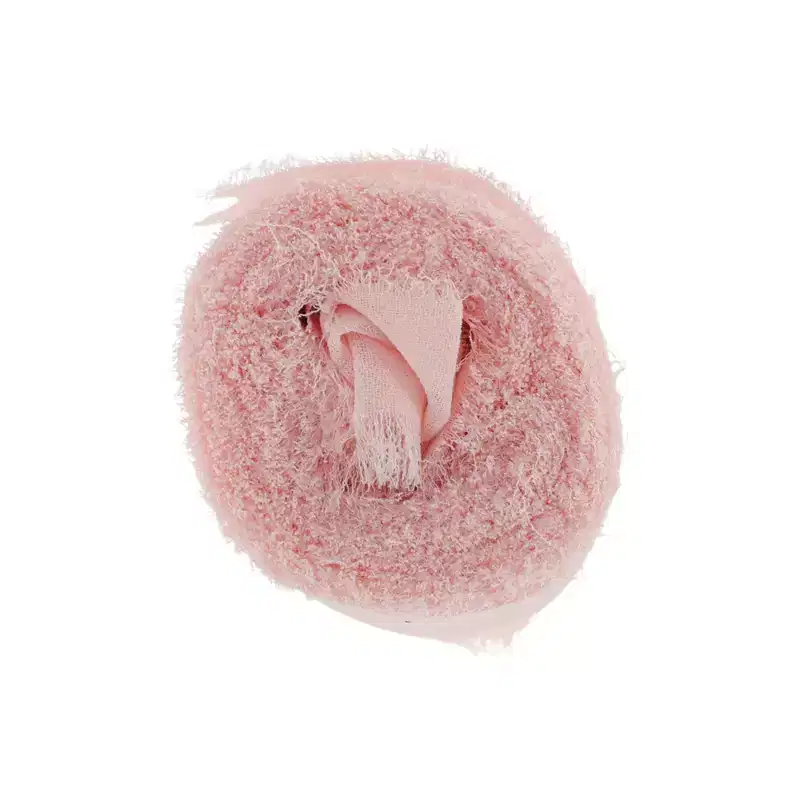 Unique Bargains Ribbon Tear-Away Frayed Edge Polyester 157.48x1.57 1 Pc