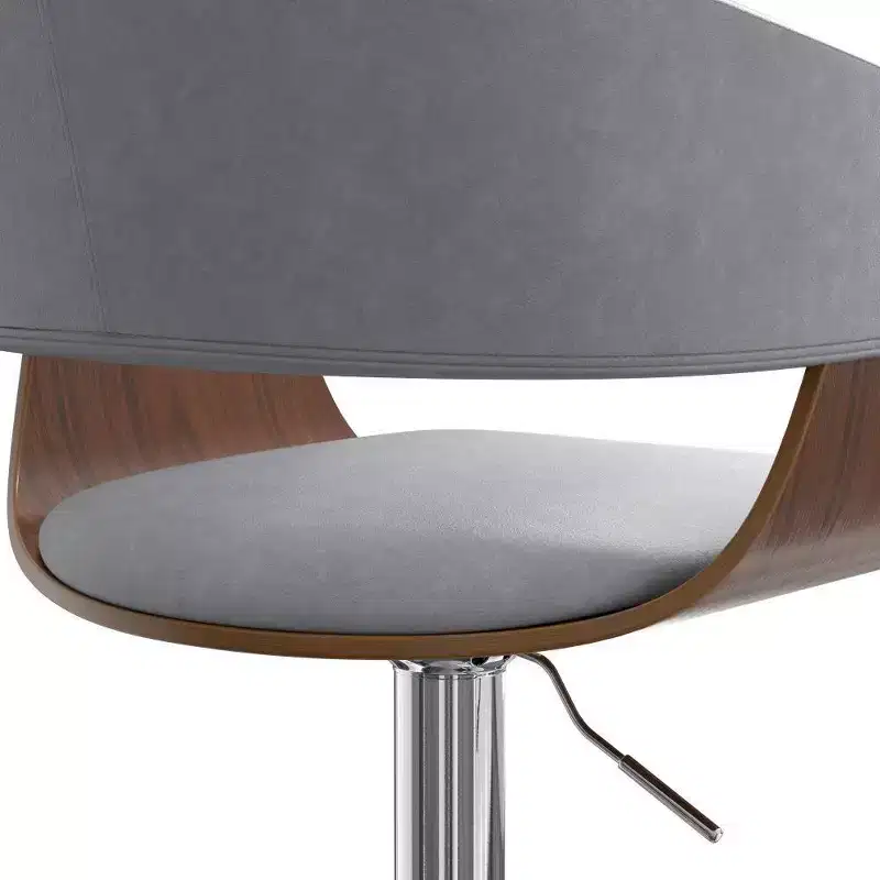 Calinda Adjustable Swivel Barstool Stone Gray - WyndenHall