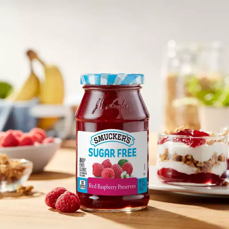 Smucker's Sugar Free Red Raspberry Preserves - 12.75oz