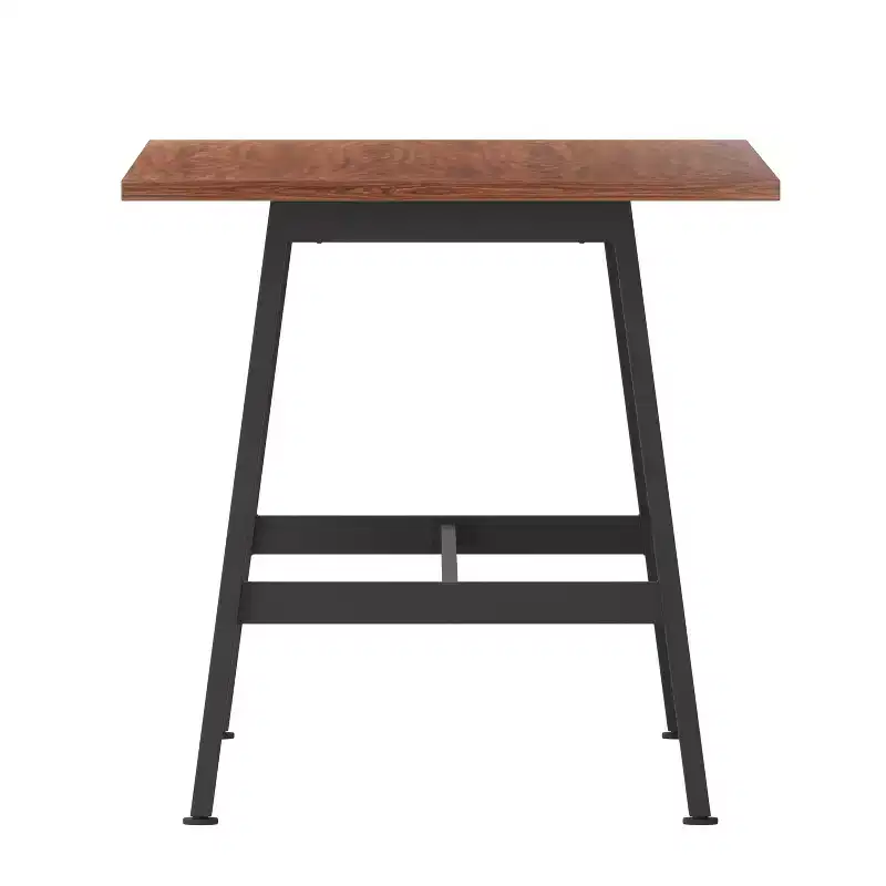 Flash Furniture Redmond Commercial 60x30 Conference Table with 1 Thick Double Sided Laminate Table Top with PVC Edging and Heavy Duty A-Frame Steel Base