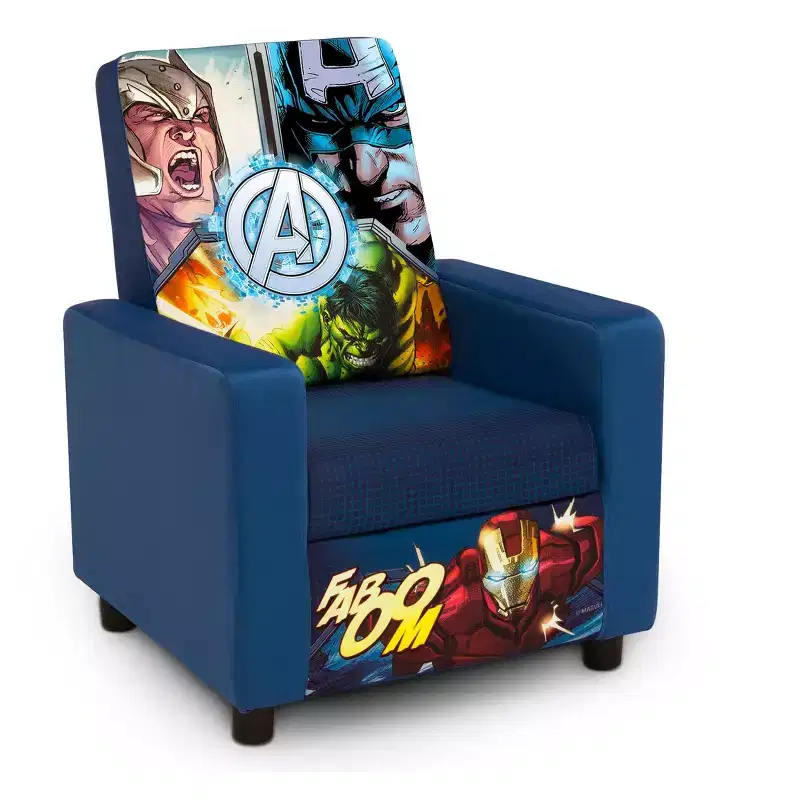 Marvel Avengers Kids High-Back Upholstered Chair by Delta Children