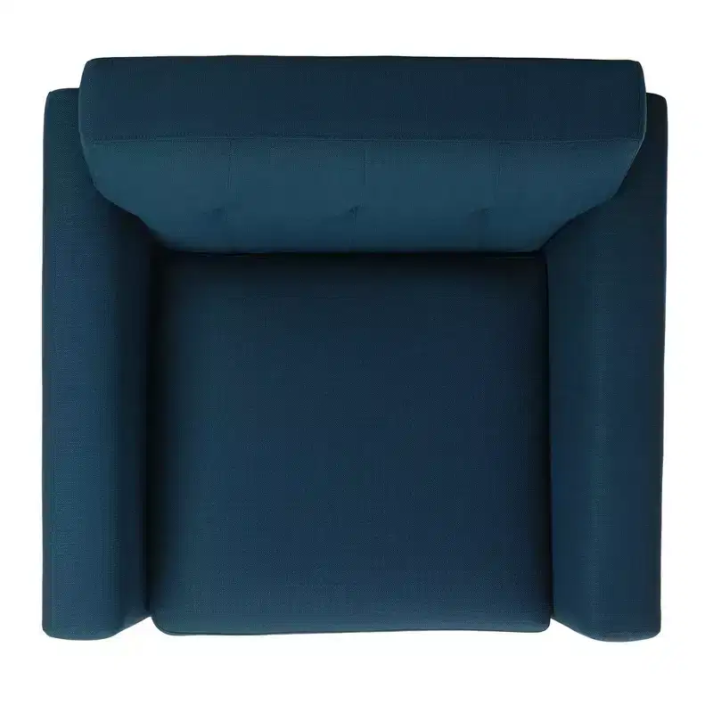 Opal Linen Tufted Arm Chair - SFV4727 - Safavieh Couture