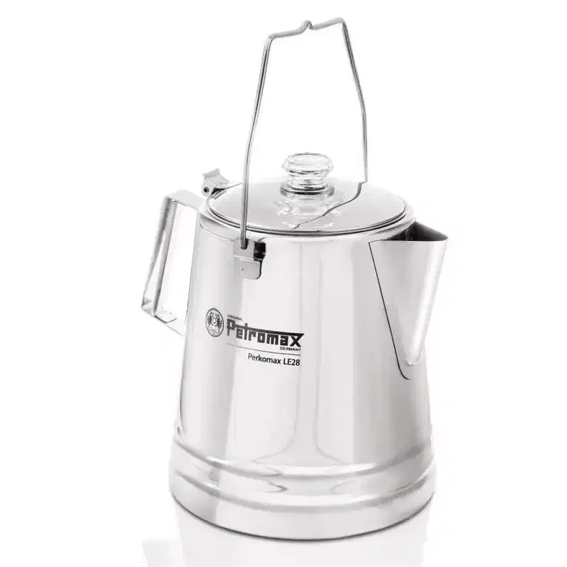 Petromax Tea and Coffee Percolator, Use Indoor/Outdoors for Home Kitchen or Campfire, Stainless Steel Coffee and Tea Pot Brews to your Taste