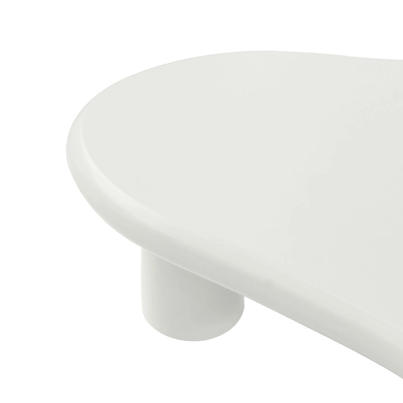 Irregular Cloud-Shape Modern Coffee Table with 4 Legs
