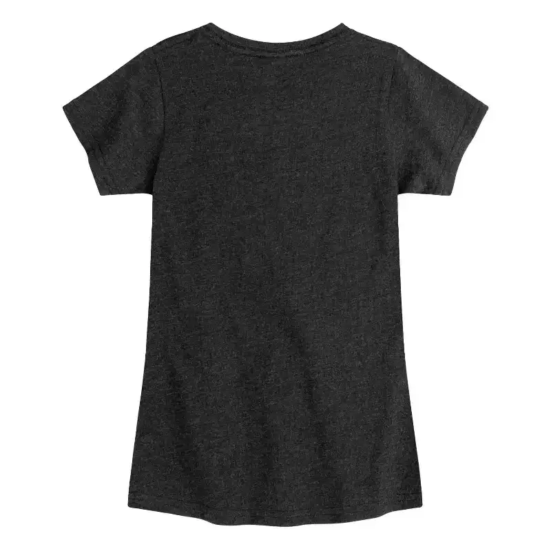 Girls' - Star Wars - Darth Maul Logo Black Only Fitted Short Sleeve Graphic T-Shirt