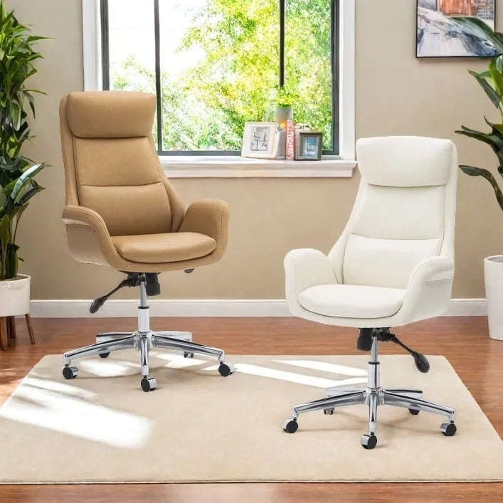 Modern High Back Adjustable Swivel Office Chair with Wheels