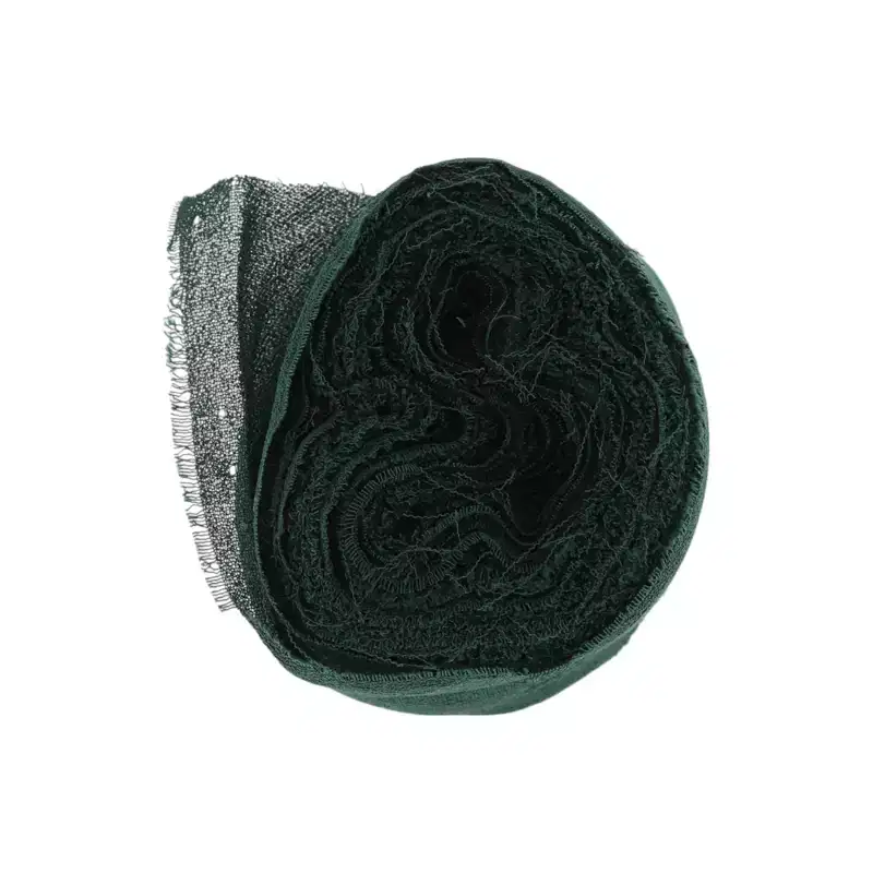 Unique Bargains Ribbon Tear-Away Frayed Edge Polyester 157.48x1.57 1 Pc
