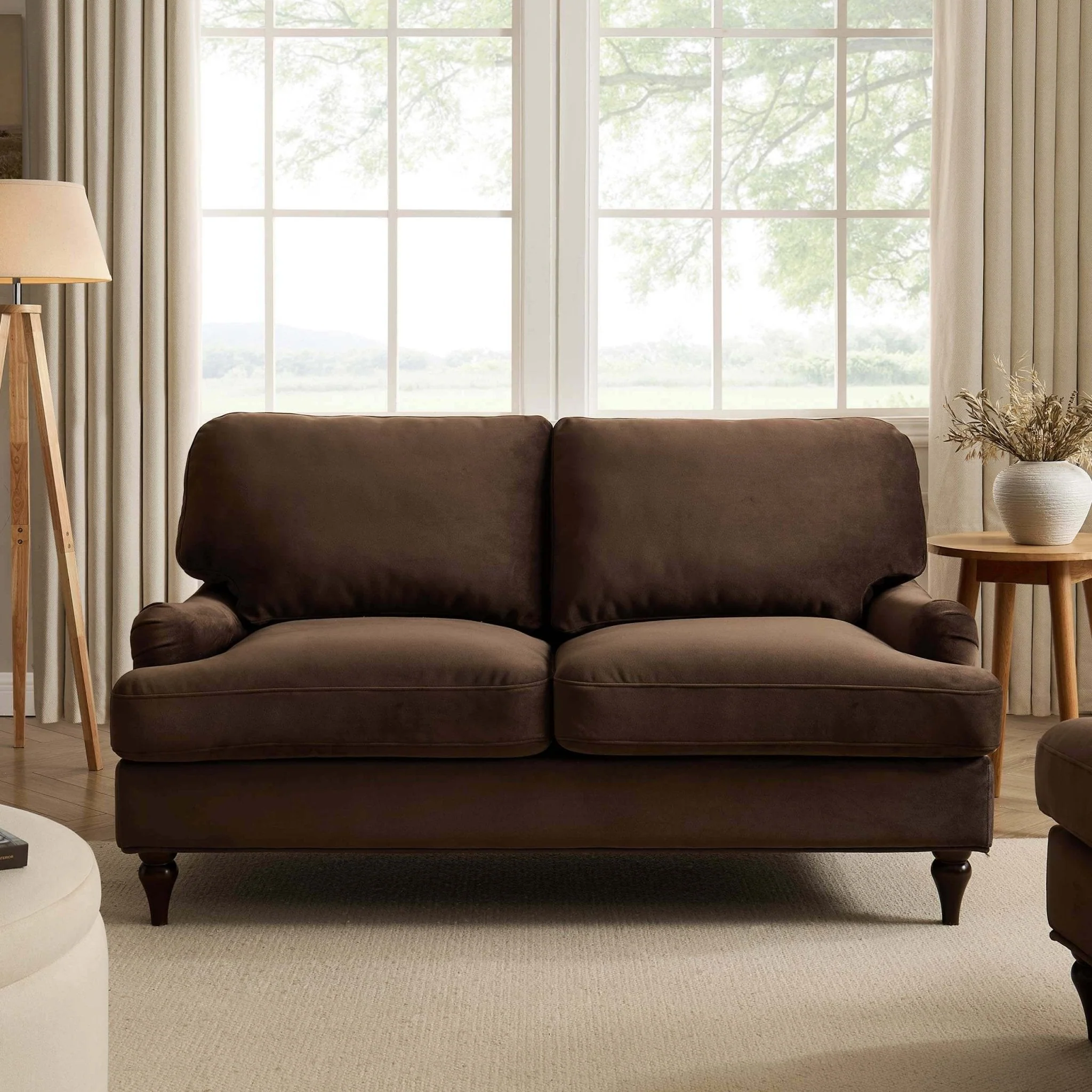 2 Seater Sofa - Cappuccino