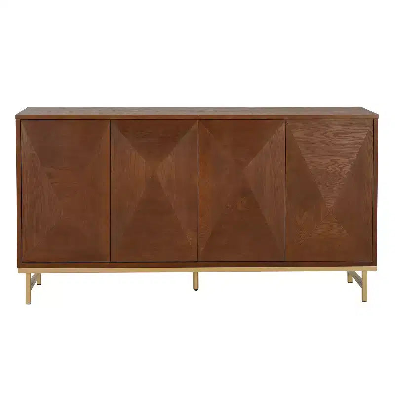 Christopher Knight Home Tamid Modern Wide Handcrafted Sideboard with Adjustable Shelves