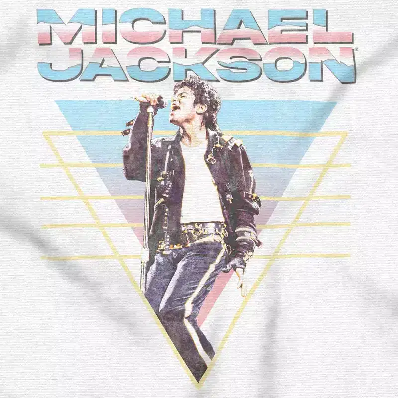 Michael Jackson 90s King of Pop Womens T Shirt Ladies Tee Brisco Brands