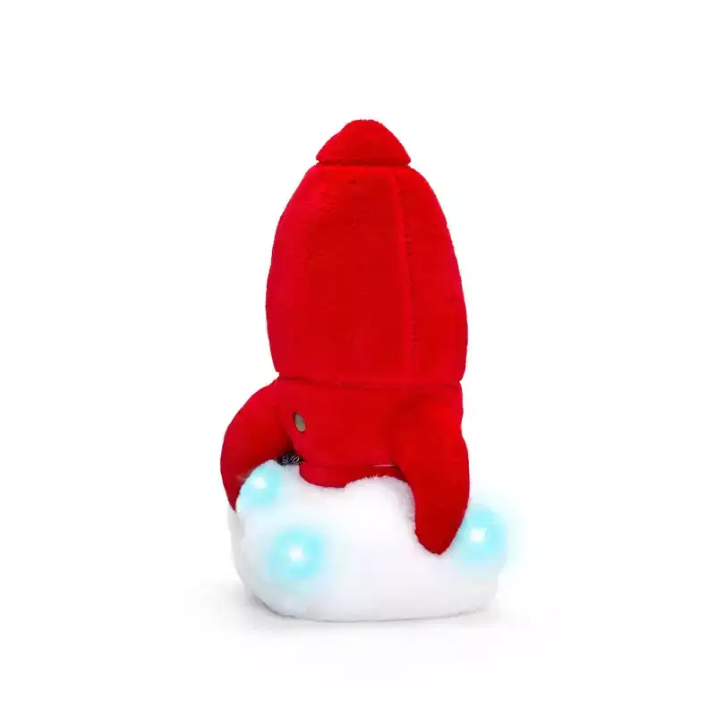 FAO Schwarz 11.5” Glow Brights Space Rocket Plush