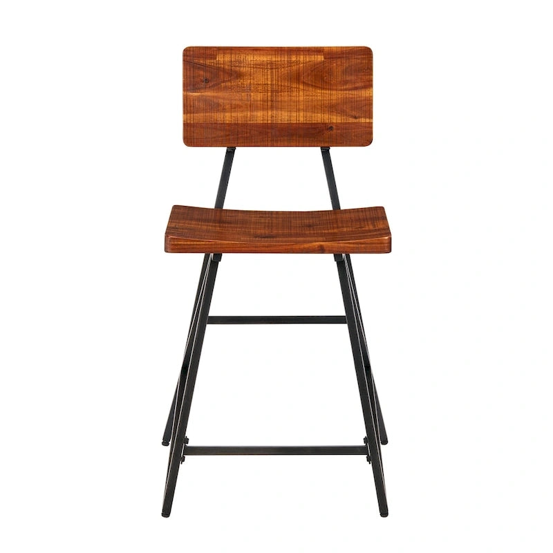 Reclaimed Wood Counter Stool
