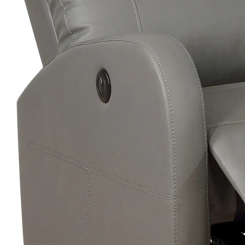 Modern Faux Leather Small Powered Reading Recliner