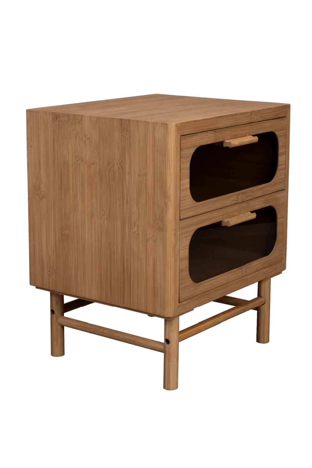 Bamboo Storage Side Table