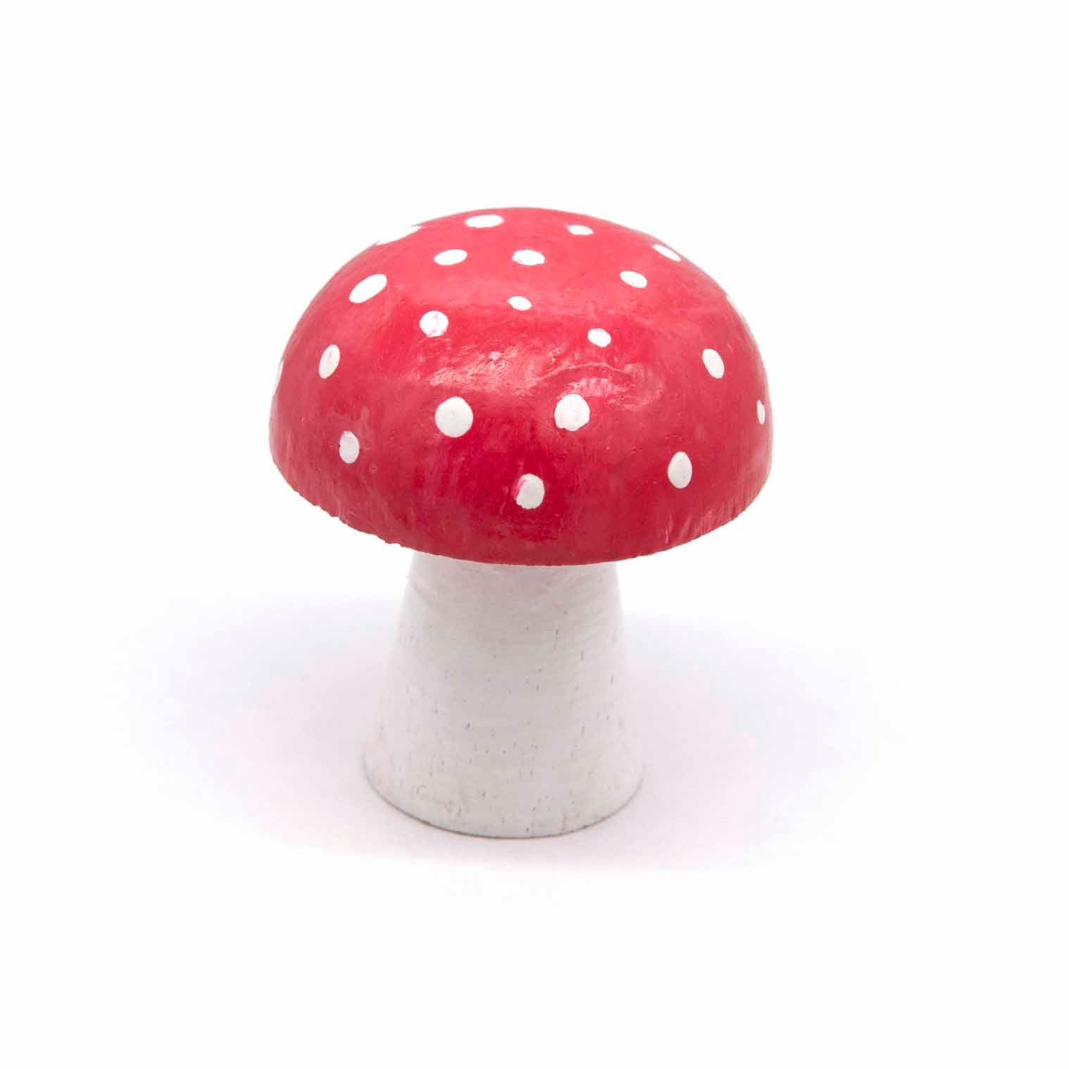 Small Carved Fly Agaric Mushroom