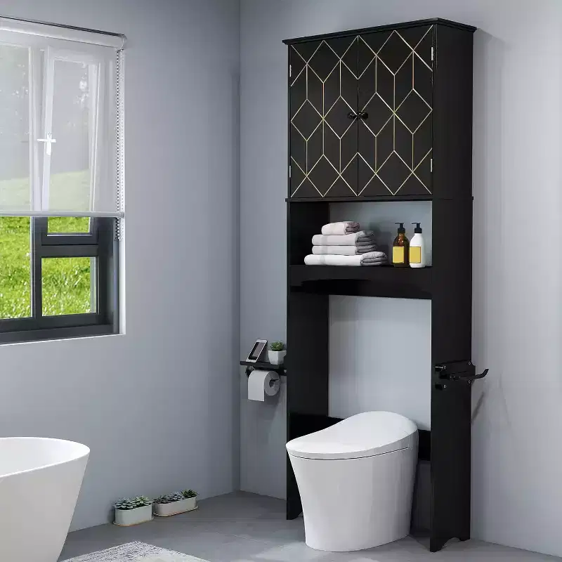 Au-dessus des armoires de toilette