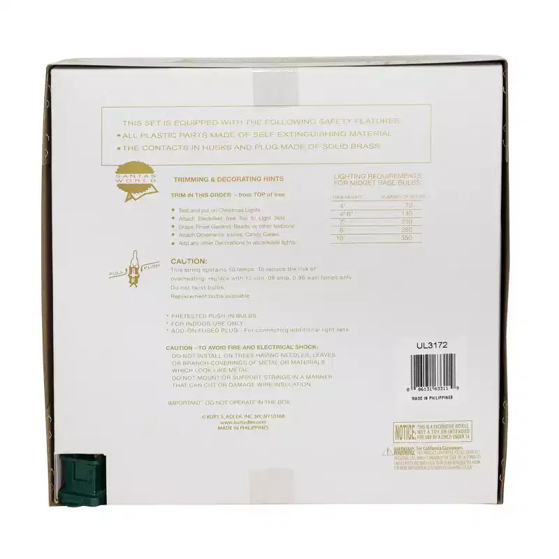 Kurt Adler Capiz Gittered Start Tree Topper, Gold, 9.5
