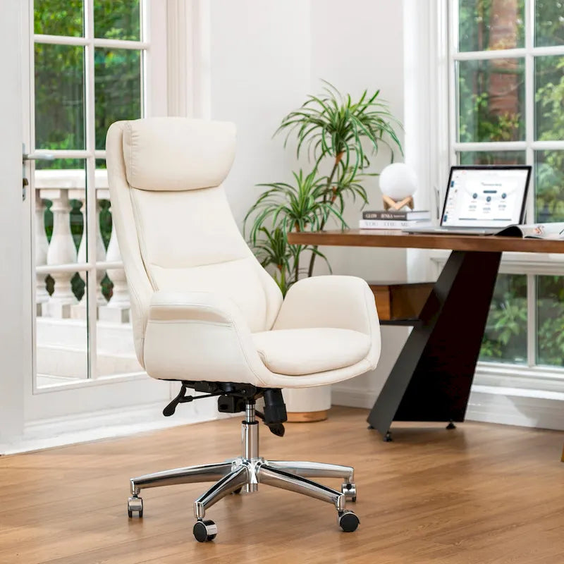 Modern High Back Adjustable Swivel Office Chair with Wheels