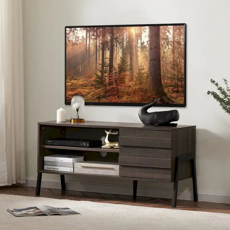 Mid-Century TV Stand Wood TV Console for TVs up to 55 Inches - 42 Inches
