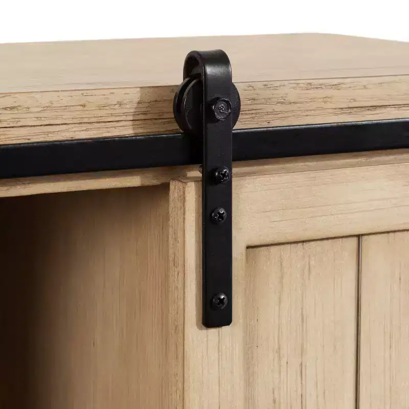 Kate and Laurel Cates Wood Floating Side Table with Cabinet