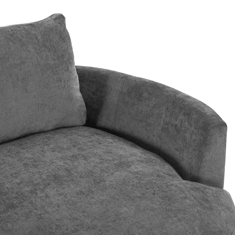 105.5 Upholstered Combination Sofas with Three Pillows and Curved Seat-ModernLuxe