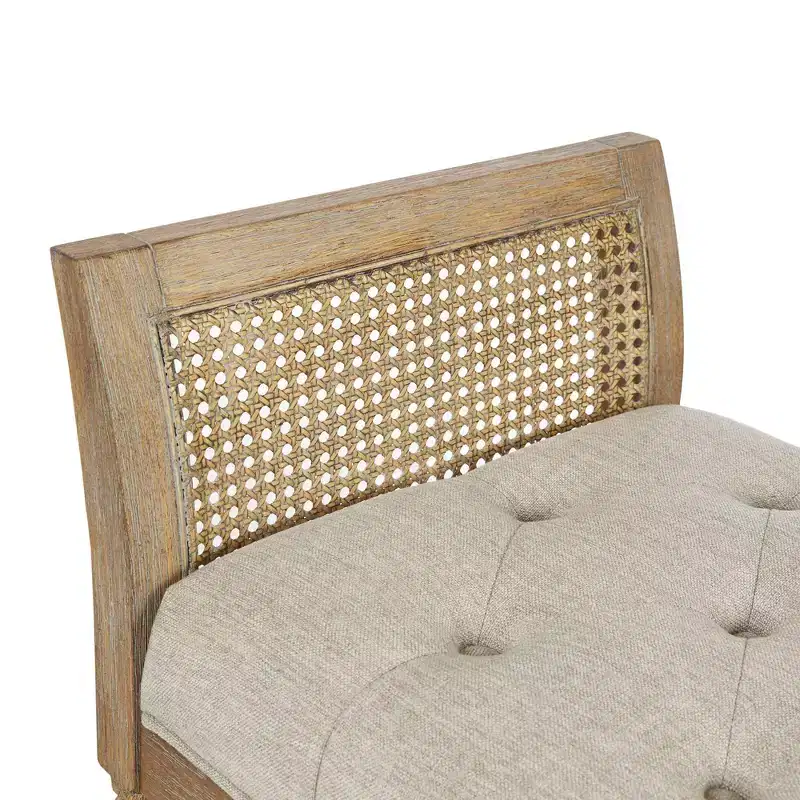Isla Accent Bench Natural - Martha Stewart