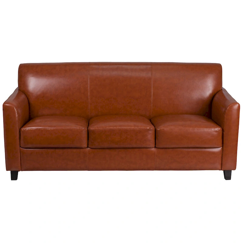 Clean Line Stitched Sofa with Flared Arms - 70W x 29D x 32.25H