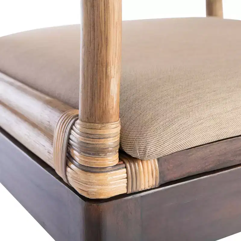 Carlo Arm Chair - SEA4002A - Brown&Honey/Beige - Safavieh