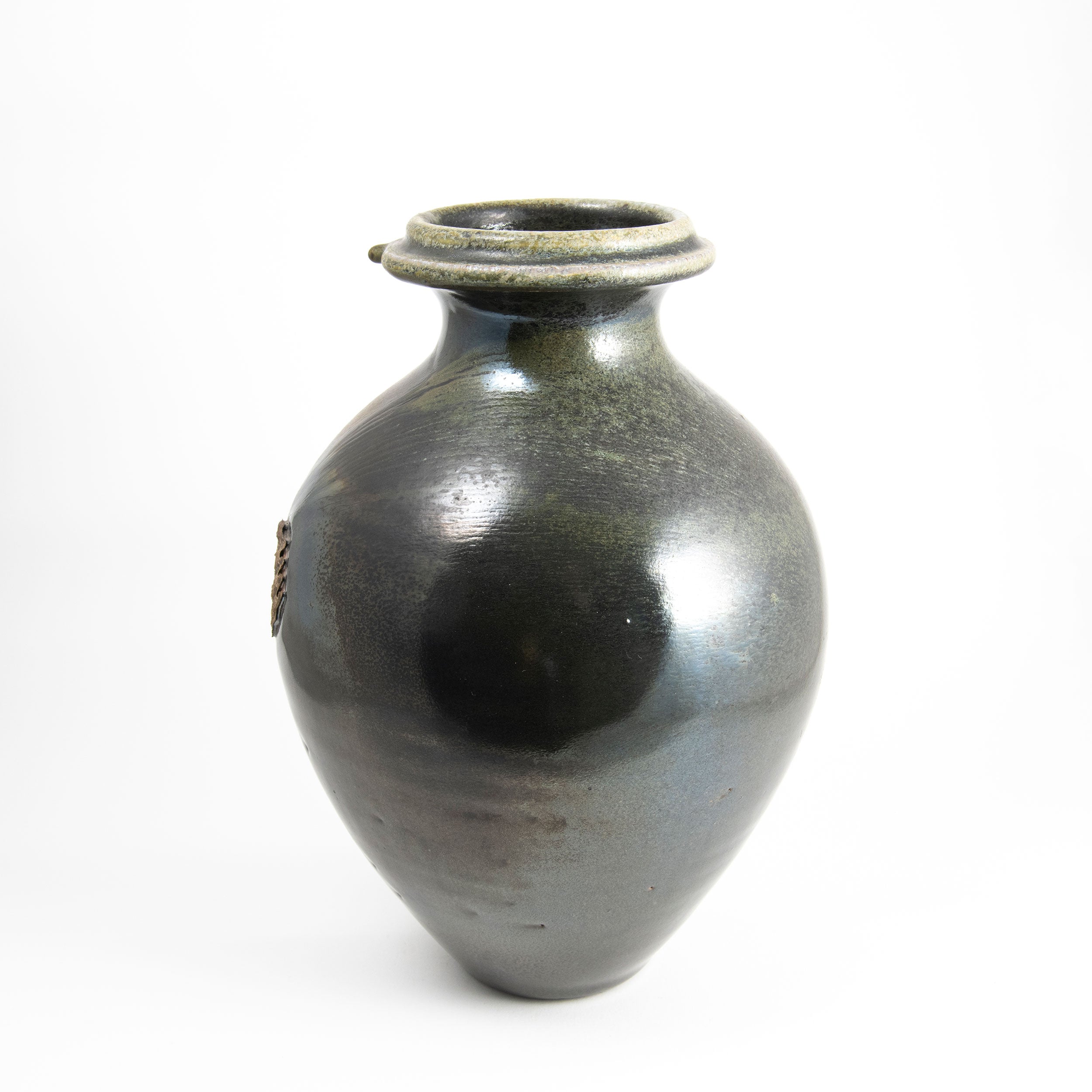 Kaki Round Vase