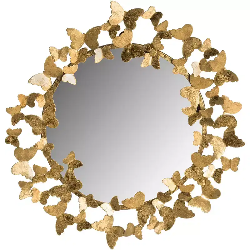 Butterfly Mirror - 27 x 27 - MIR4083 - Gold