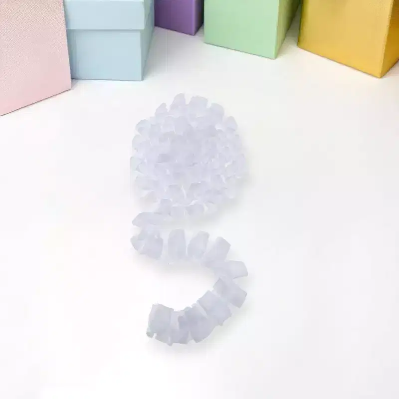 Unique Bargains Ribbon Crinkle with Double Ruffle Hem Polyester 35.83x0.98 1 Pc