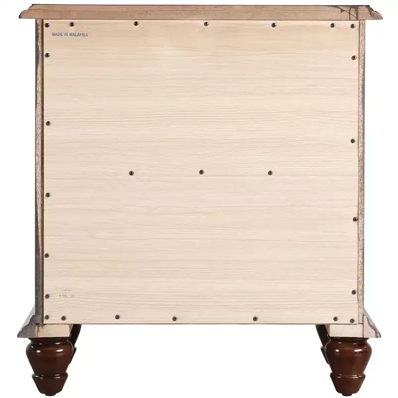 Passion Furniture Summit 5-Drawer Nightstand (27 in. H x 16 in. W x 24 in. D)