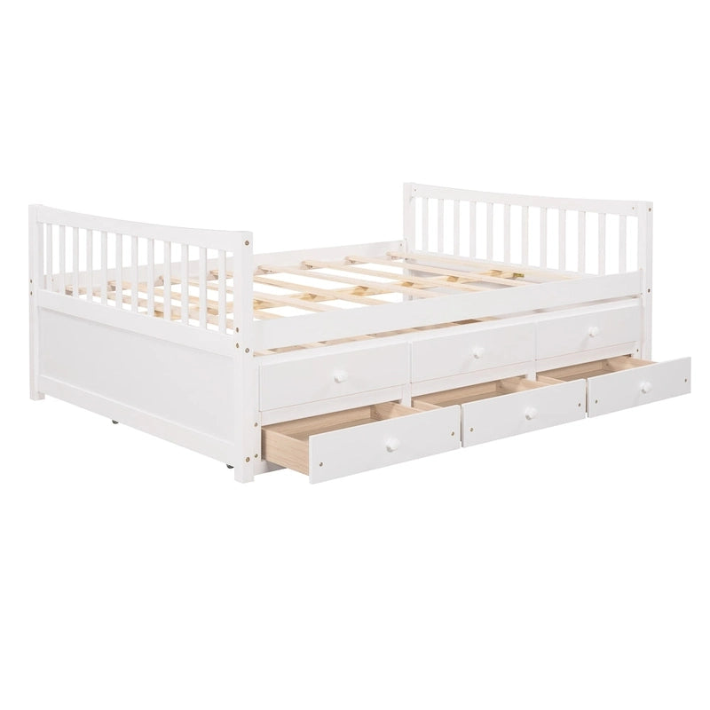 Daybed with Trundle and Drawers