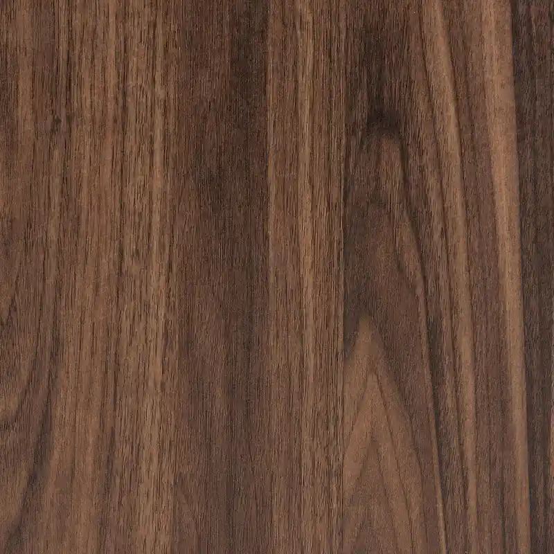 Sadia Modern Walnut Brown Finished Wood and Black Metal 1-Drawer End Table