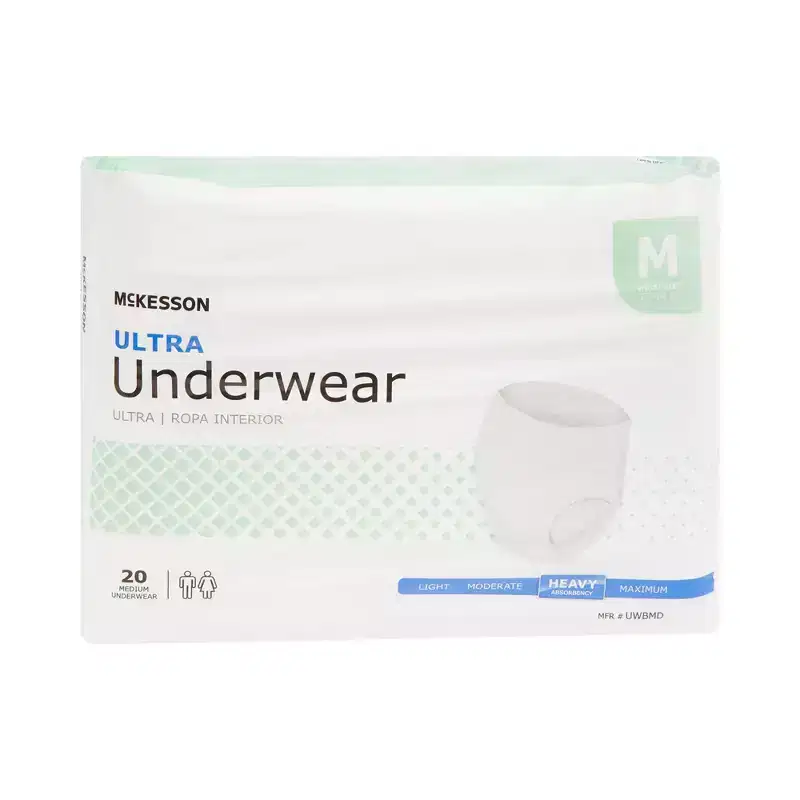 McKesson Ultra Incontinence Underwear, Heavy Absorbency, Unisex