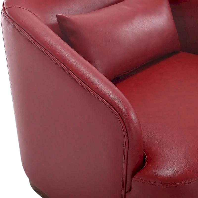 360-Degree Swivel Barrel Accent Chair